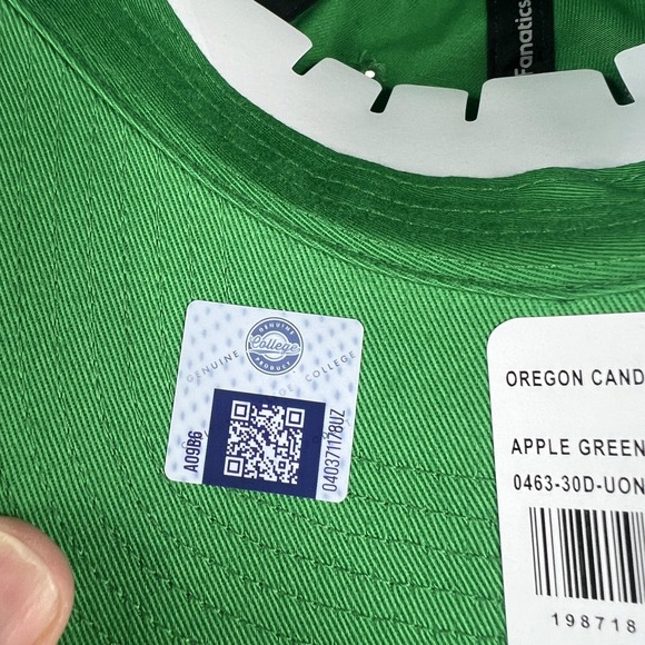 Oregon Ducks Hat Cap Strap Back Womens One Size Green Yellow NCAA College Patch - Picture 11 of 14